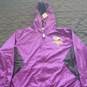 Minnesota Vikings Mitchell & Ness Purple Playmaker Full-Zip Windbreaker Jacket